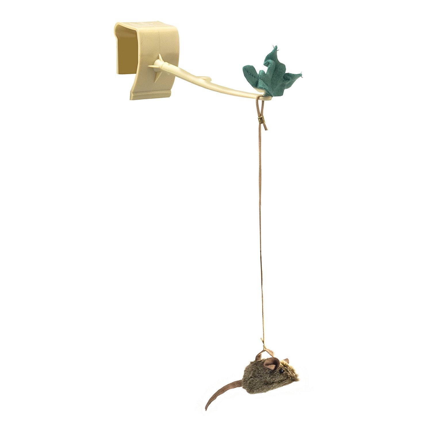 OurPets Batting Practice – souris suspendue pour stimuler le jeu et l instint de chasse.