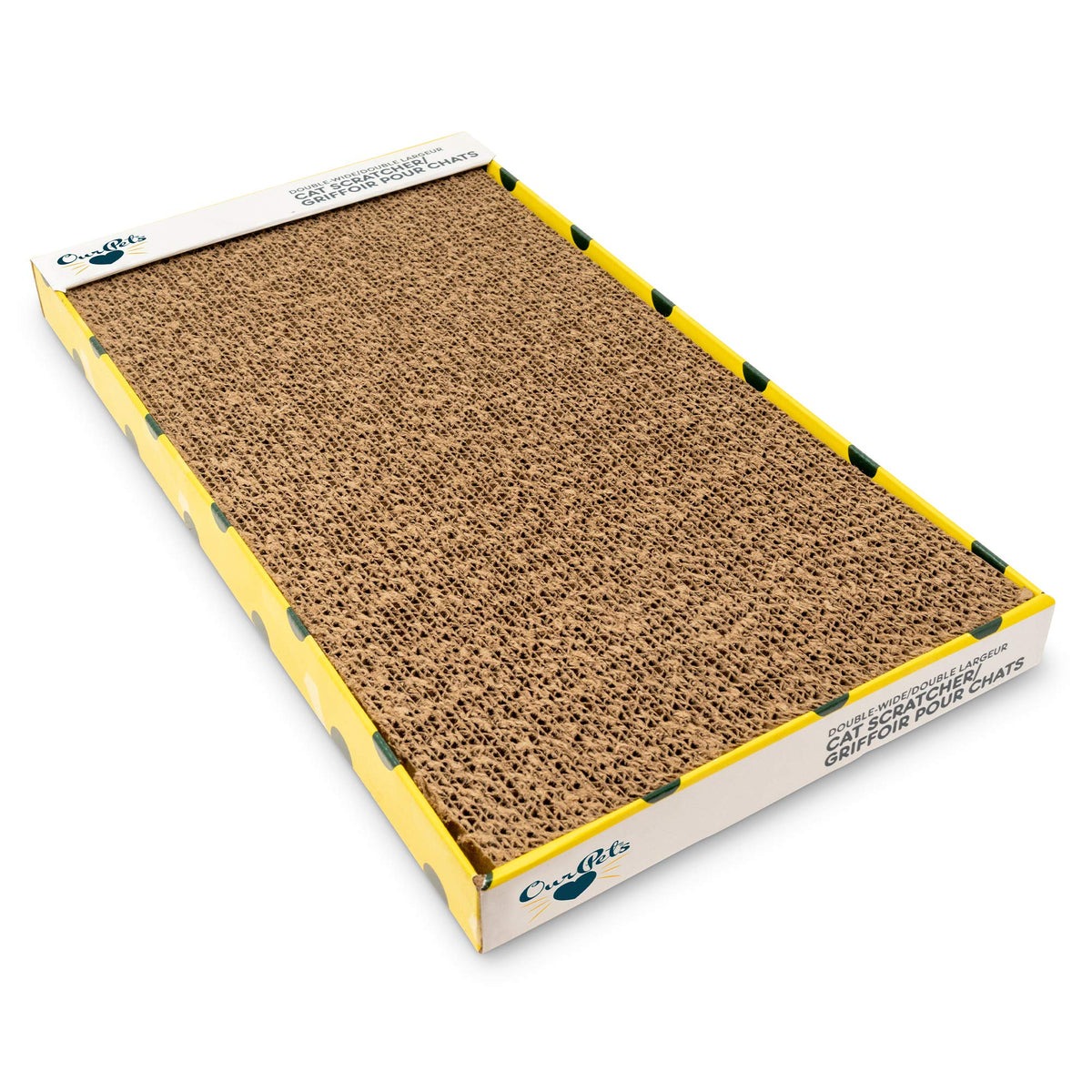 Our Pets Cosmic Cat Scratcher – surface de grattage extralarge pour griffage facilité