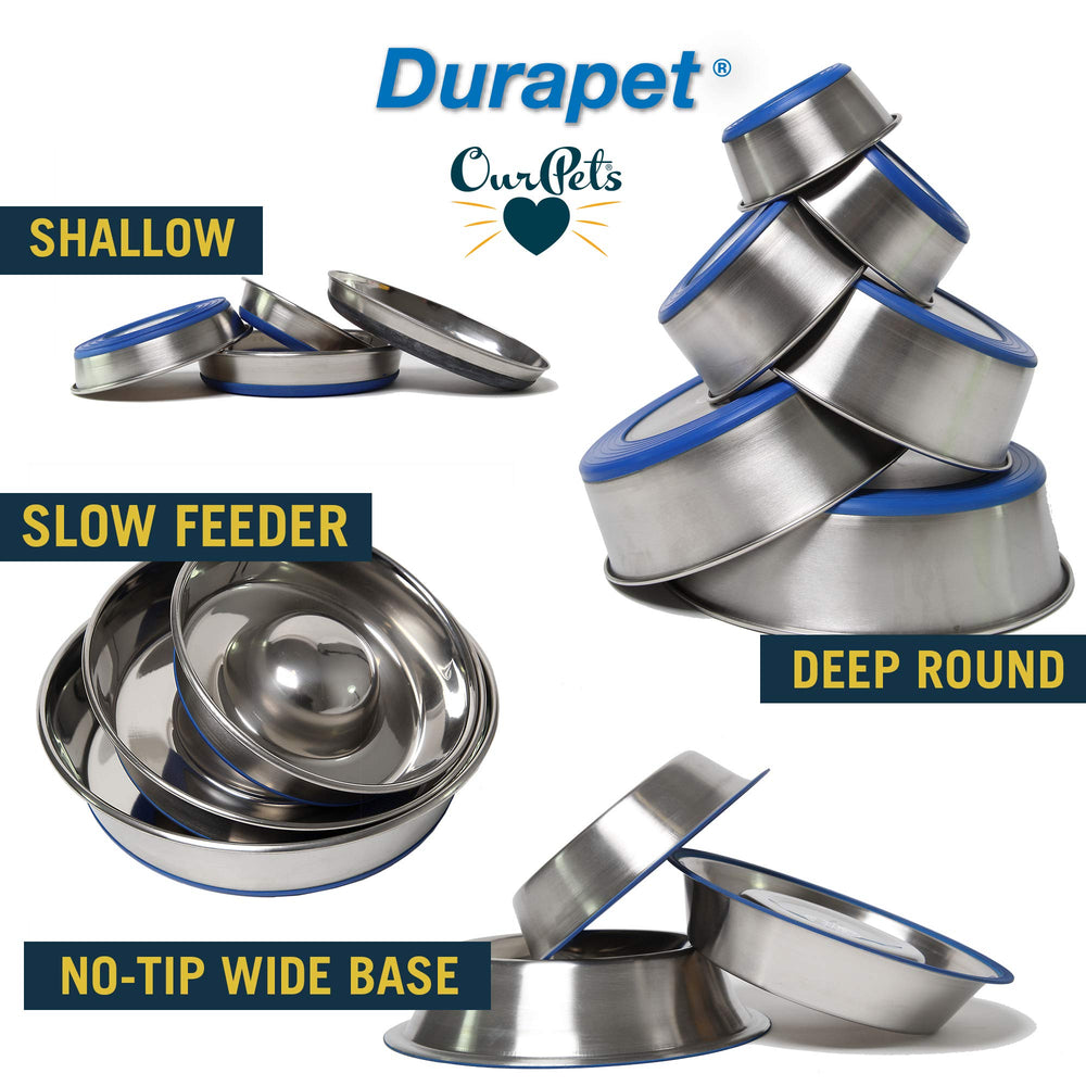 Bol Our Pets DuraPet 13 tasses, très grande capacité pour grands chiens.