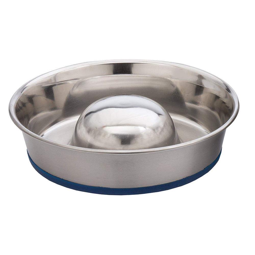 Bol OurPets DuraPet alimentation lente argenté pour une dégustation mesurée