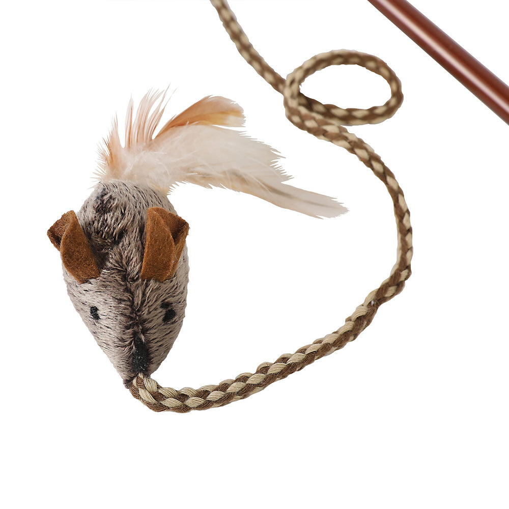 OurPets Play-N-Squeak: son d'oiseau réel déclenchant l'attaque ludique.
