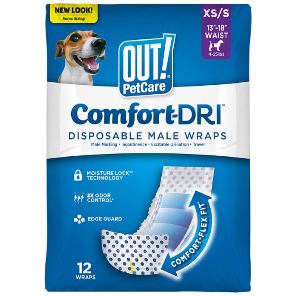 OUT! PetCare couches mâle chien absorbantes pour protection durable