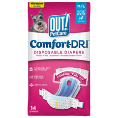OUT! Petcare couches-pour-chien femelle ajustement-confort pour promenades et trajets