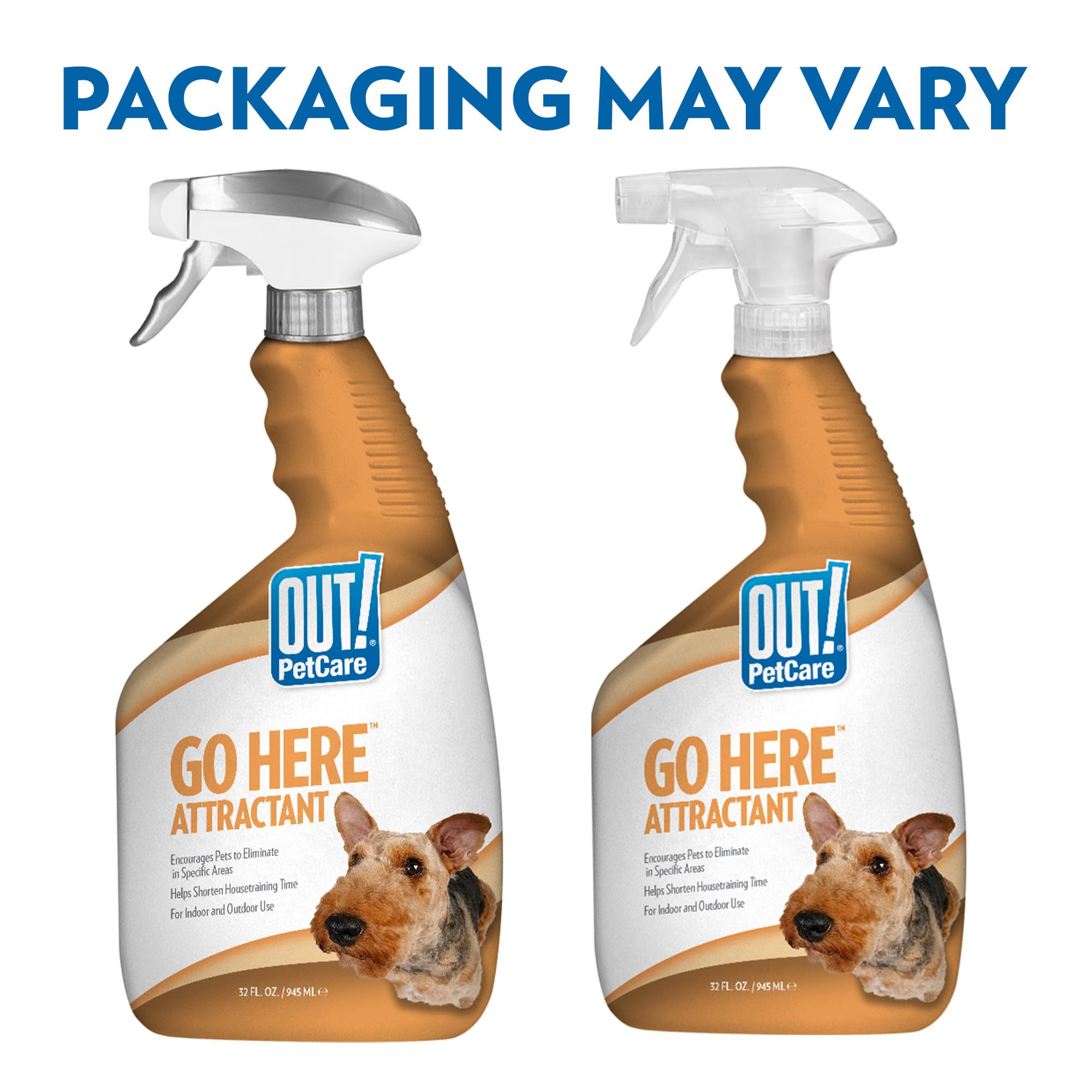 OUT! Utilisation intérieure du spray pour encourager les zones autorisées chez les chiens.