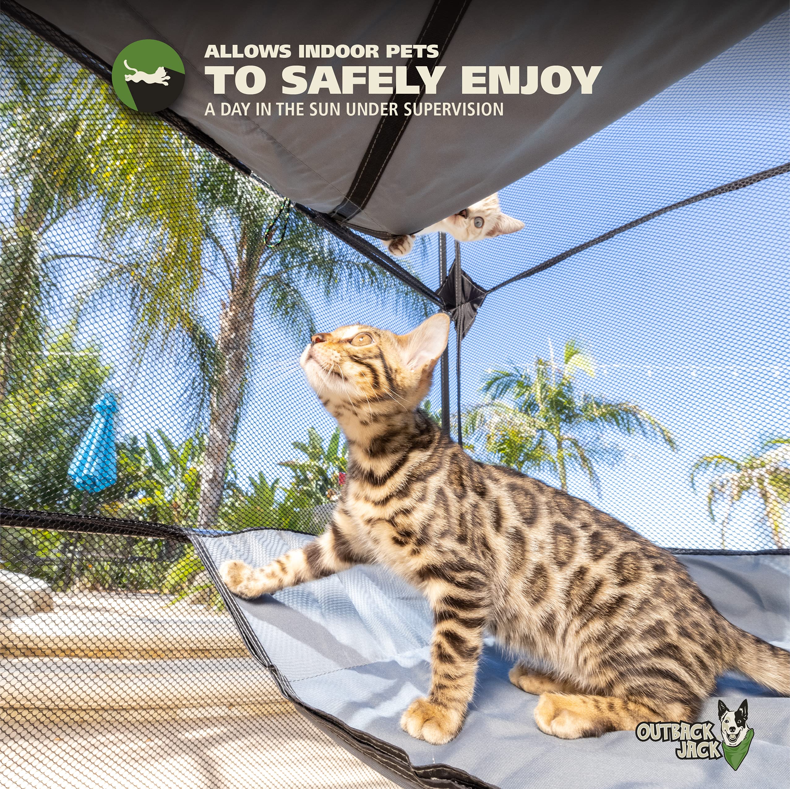Outback Jack Catio: montage rapide et sans effort pour une installation pratique.