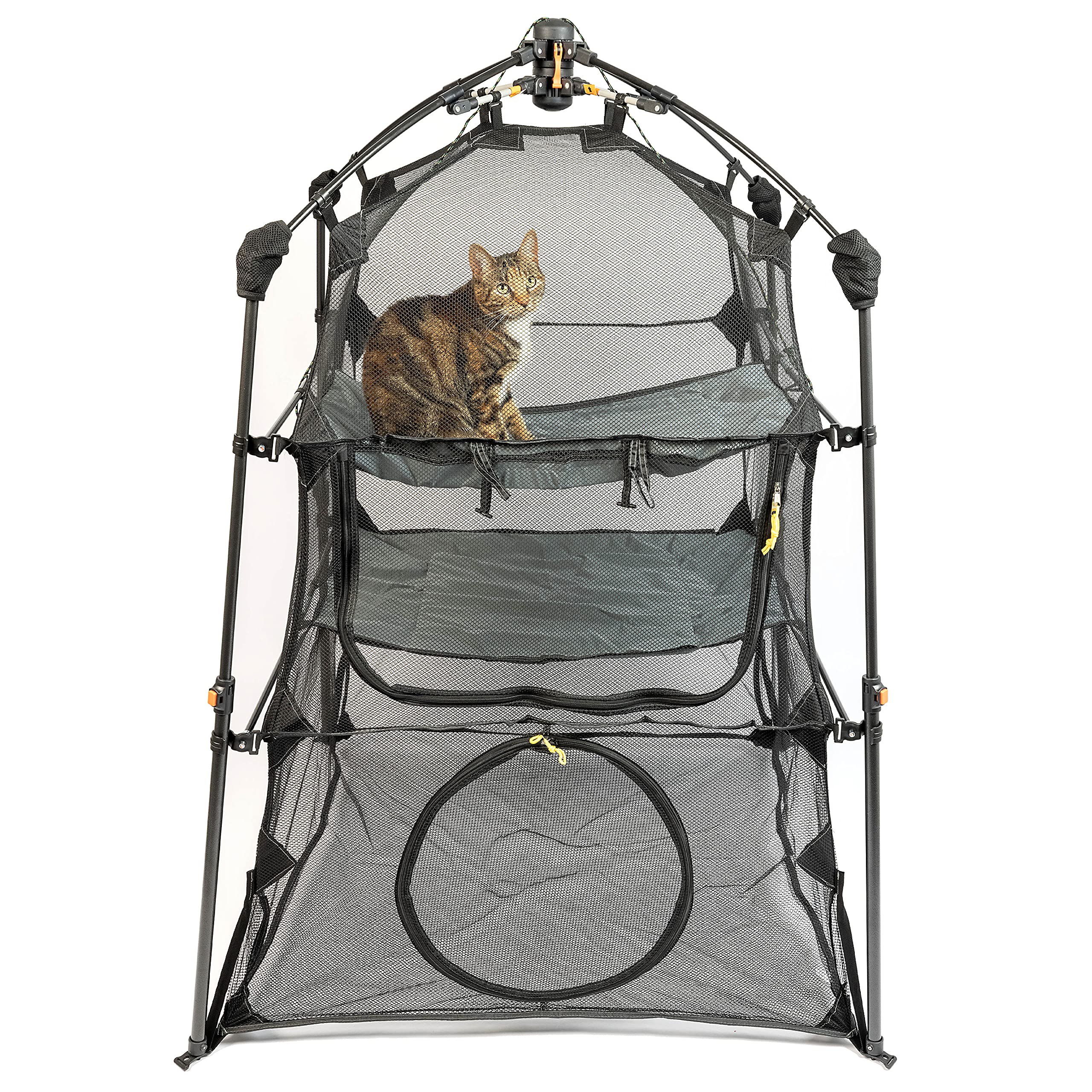 Outback Jack Catio: tente extérieure sécurisée pour chat, protège des insectes.