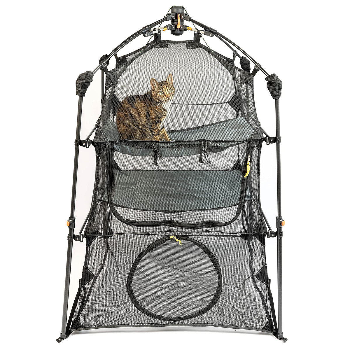 Outback Jack Catio: tente extérieure sécurisée pour chat, protège des insectes.