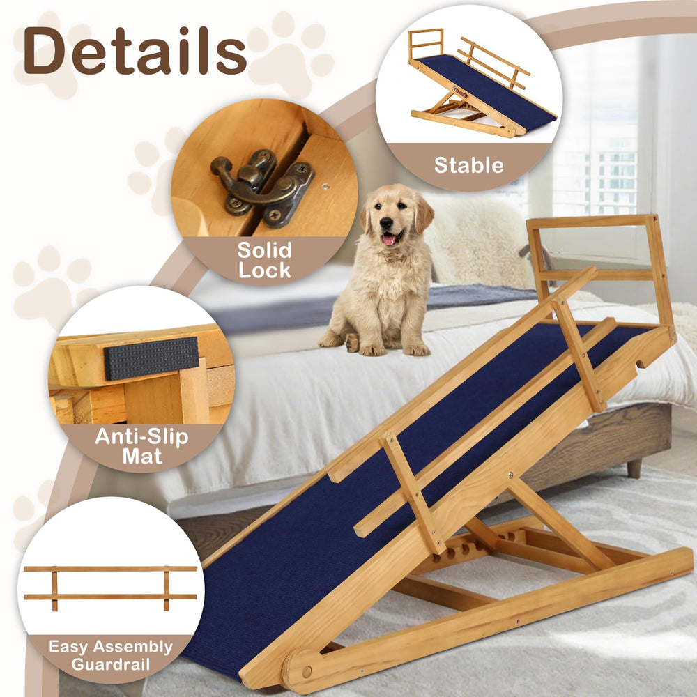 OUTDOOR DIAMOND rampe-81kg: support robuste pour chiens moyens