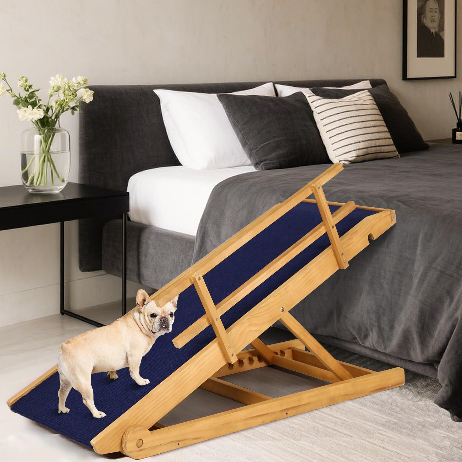 OUTDOOR DIAMOND rampe-plateau-large: repose-pieds spacieux pour confort