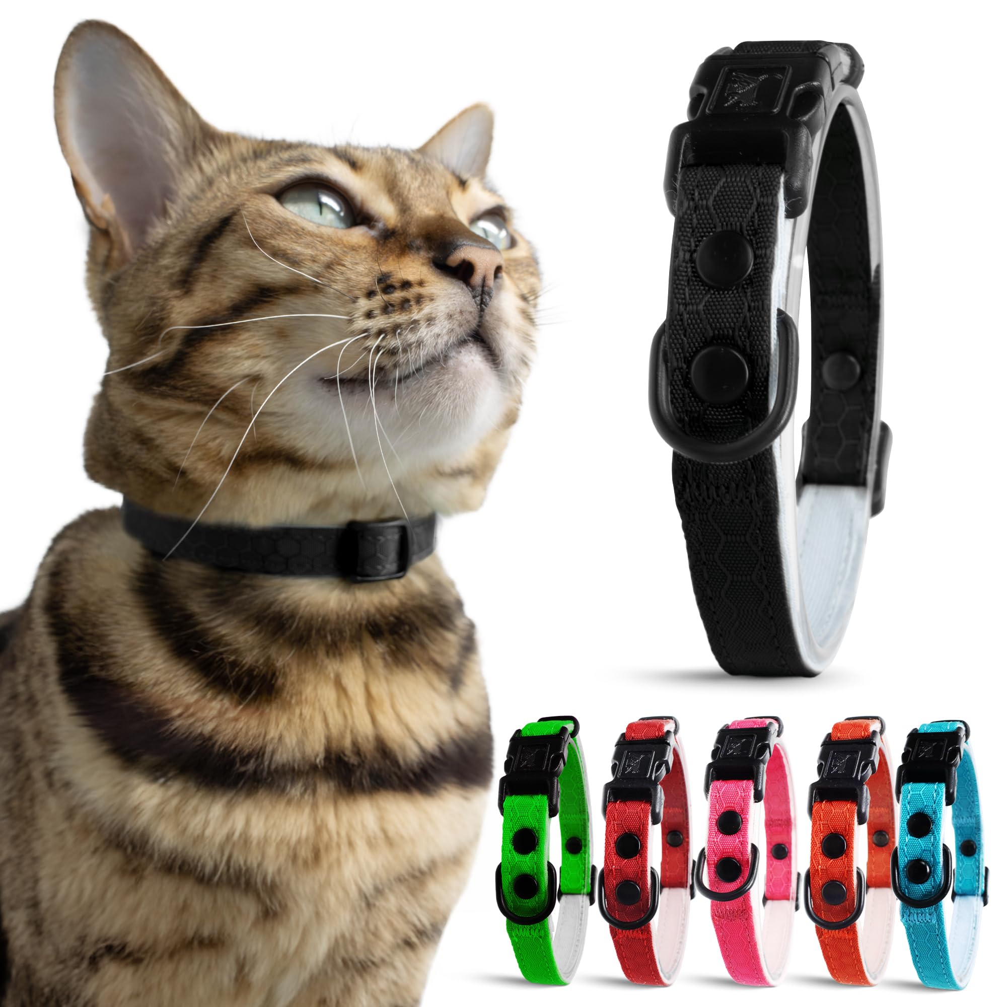 OutdoorBengal collier-chat-breakaway: fermeture sûre pour éviter l'accrochage.