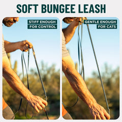 OutdoorBengal Kushma – longueur 14 pieds sans enchevêtrement pendant les promenades.