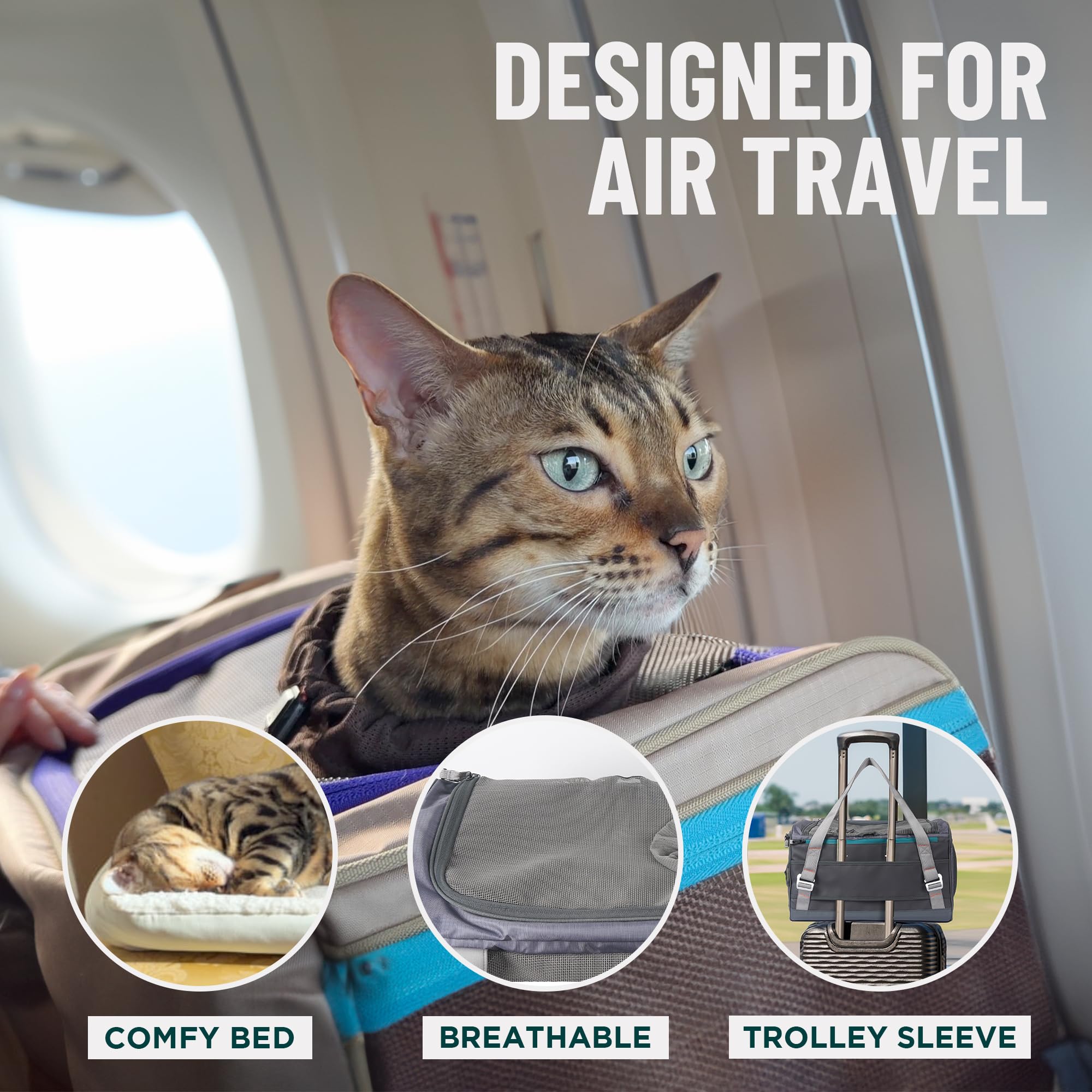 OutdoorBengal Zeppelin confort-doux: surface douce pour des siestes confortables.