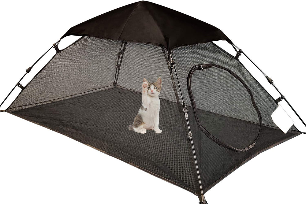 OUTINGPET AICHIFAN Mini Tente pour chats à l'extérieur, ouverture large facilitant l'entrée