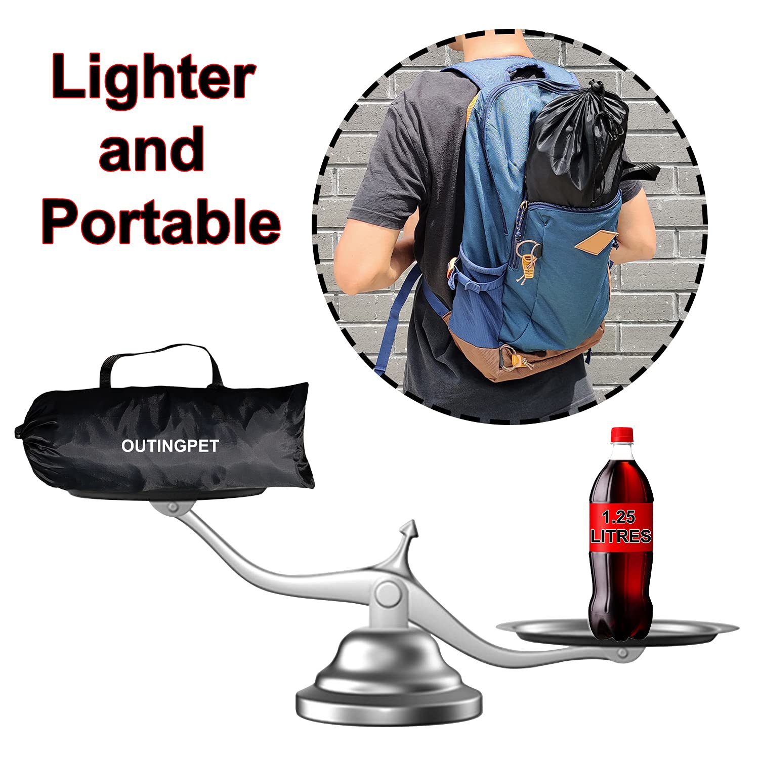 OUTINGPET AICHIFAN Mini Tente légère et portable pour le voyage