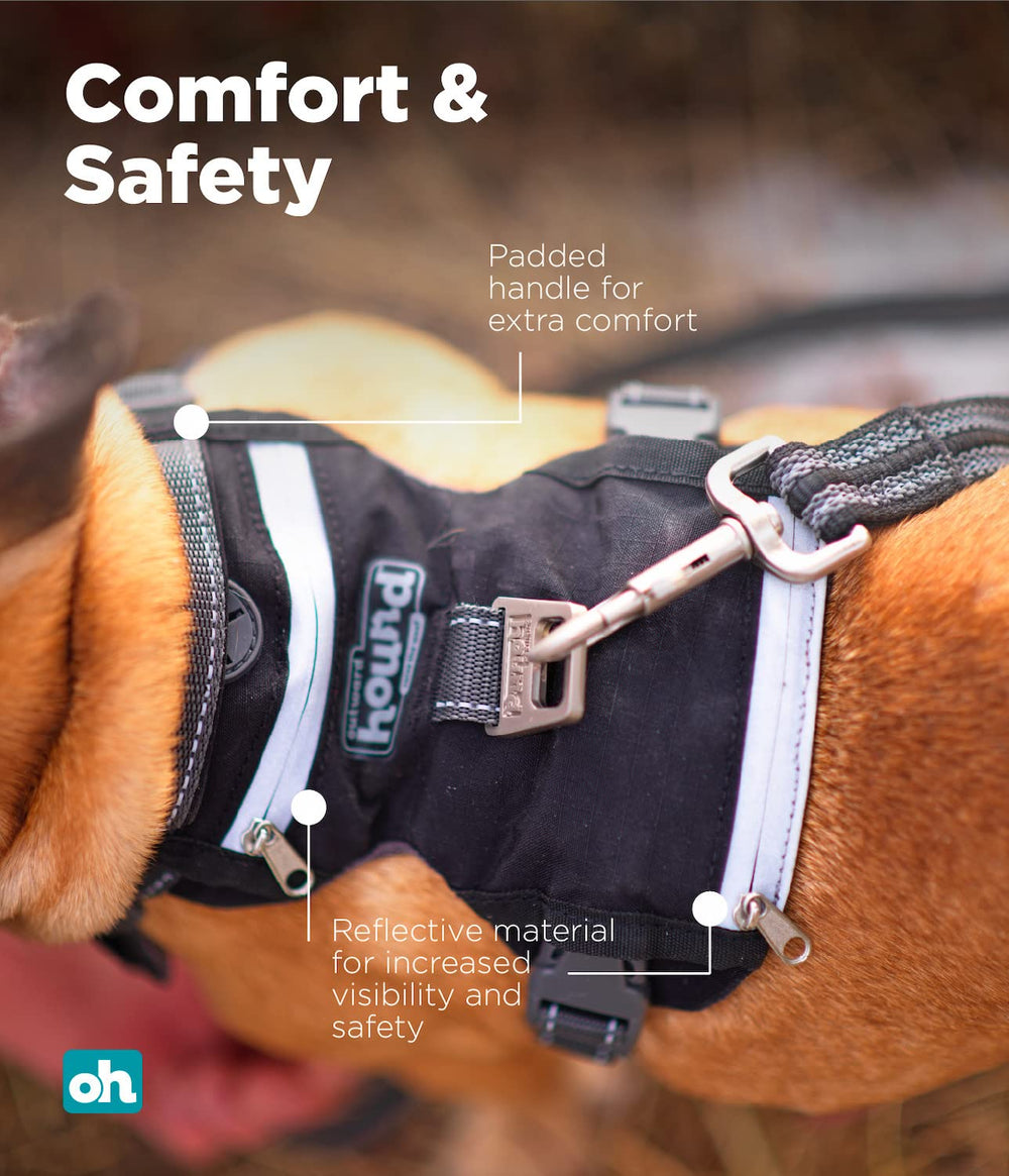Outward Hound Boulder Harnais sangles ajustables pour un ajustement confortable.