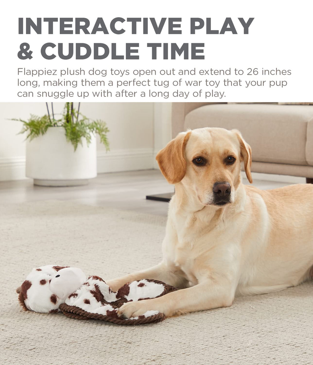 Outward Hound peluche vache intérieur papier bruissant pour stimulation auditive