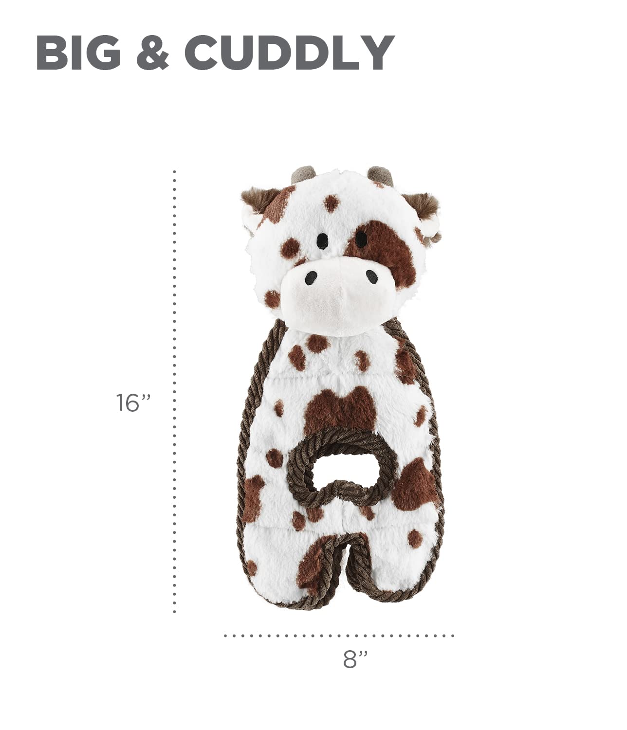 Outward Hound peluche vache doux confort sur le canapé