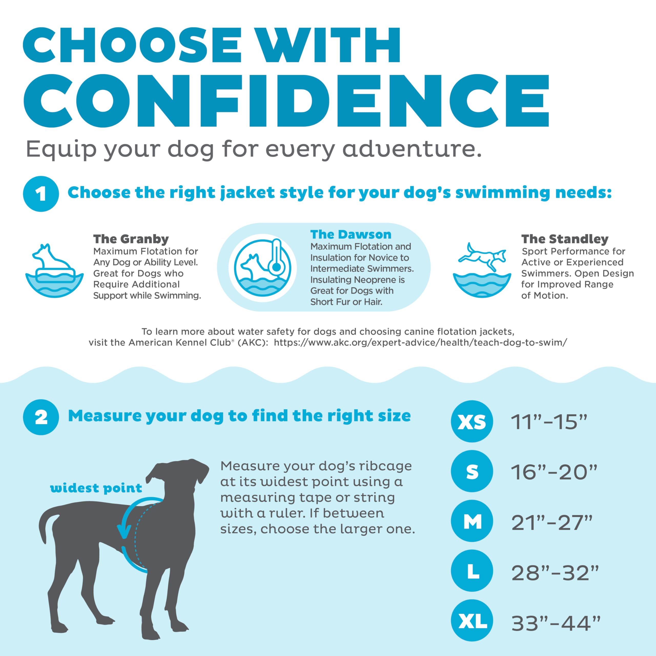 Outward Hound Dawson, veste rouge pour chien, dos, confort et liberté de mouvement sur l'eau.