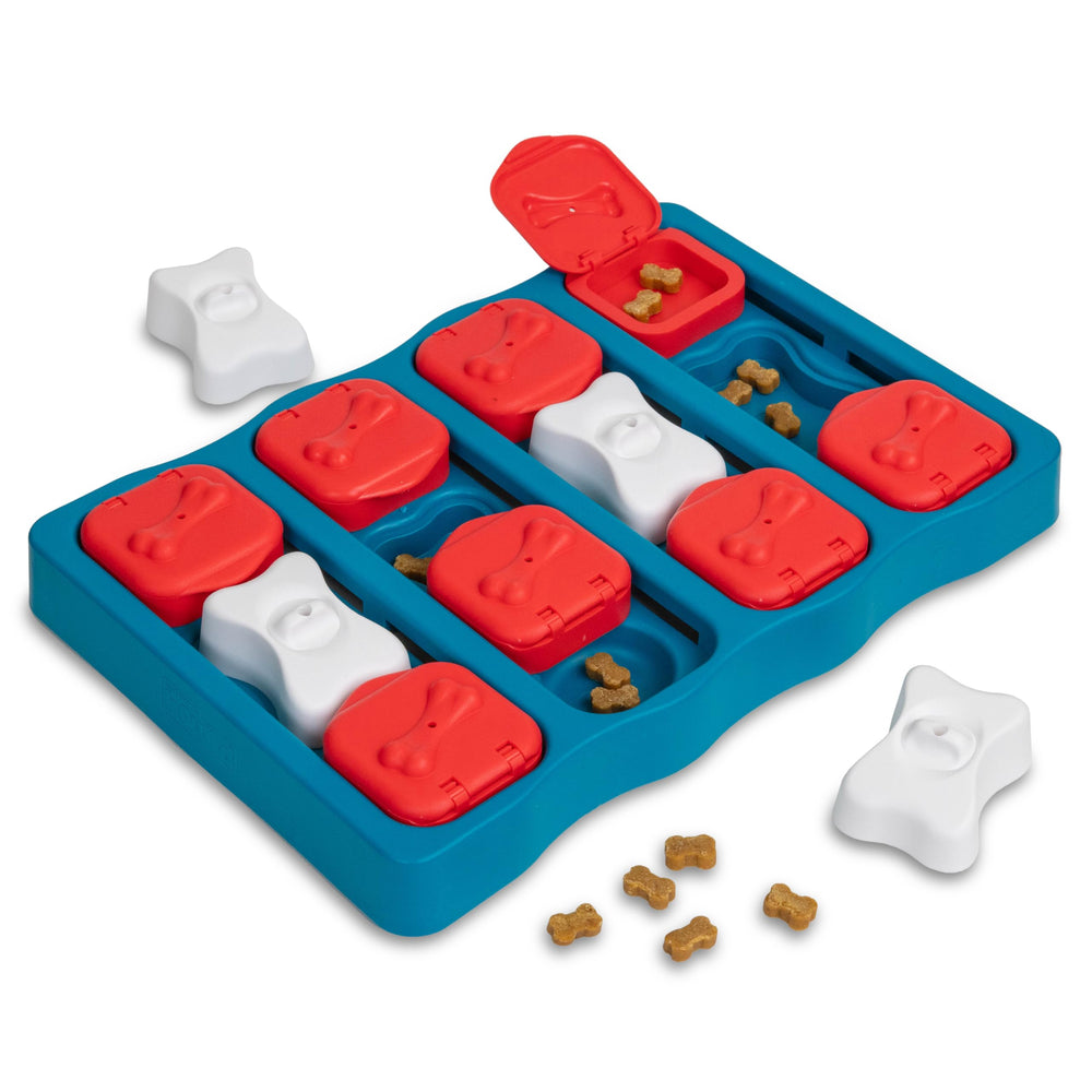 Outward Hound Dog Brick vue générale, puzzle stimulant pour chien