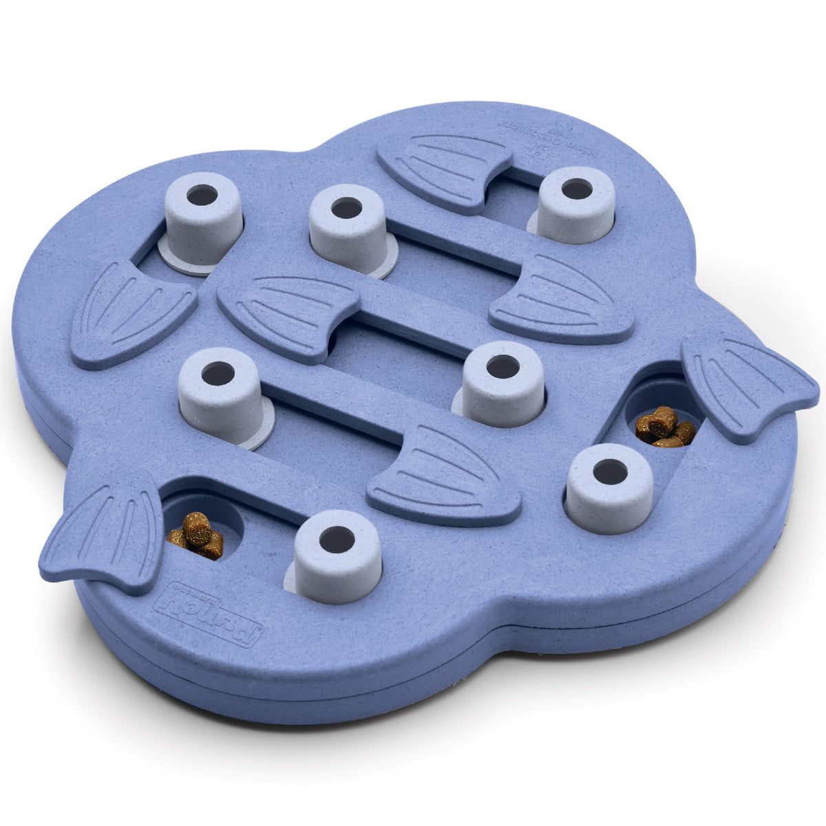 Outward Hound Hide N' Slide puzzle-visage stimulant la stimulation mentale lors du jeu.