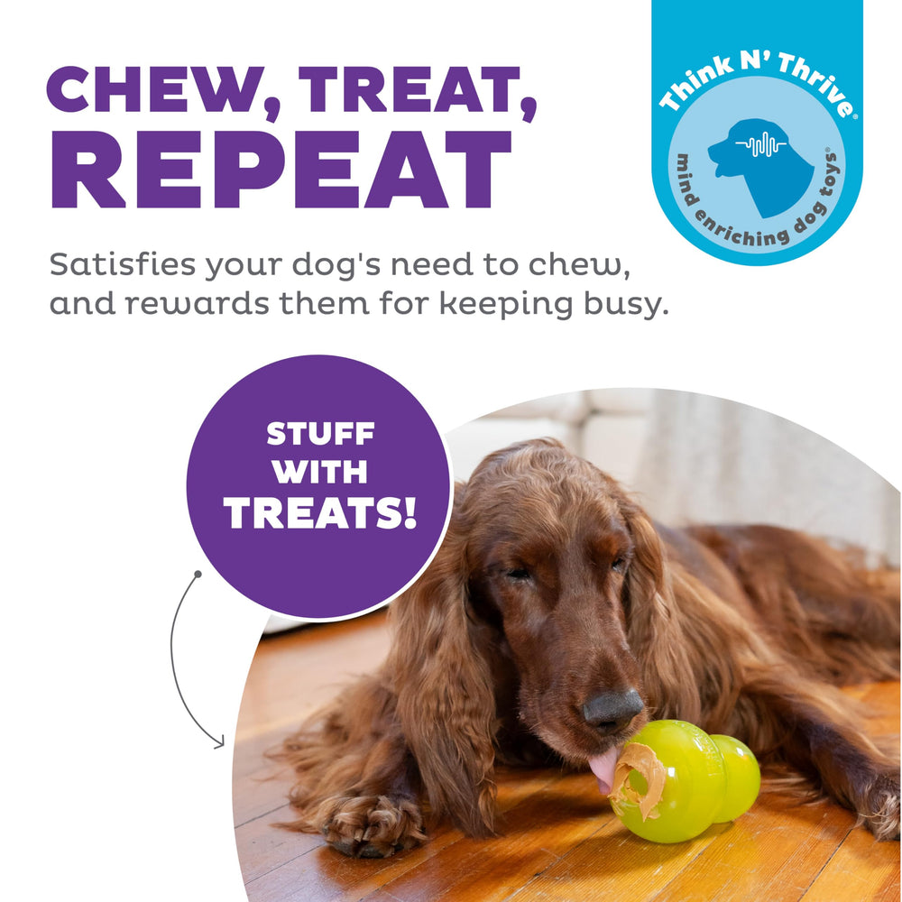 Outward Hound Double-Tuff: distributeur-de-friandises pour chien, distraction et récompense