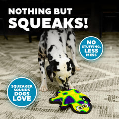 Outward Hound Durablez Gecko, sans garniture, pas de désordre après le jeu