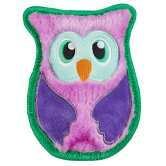 Outward Hound Durablez Minis hibou peluche avec couineur pour chiots.