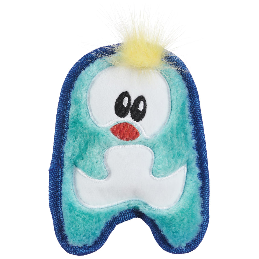 Outward Hound Durablez Minis pingouin peluche interactif pour jeux de récupération et câlins.