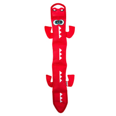 Outward Hound Fire Biterz Dragon peluche durable, idéale pour jeux robustes en extérieur.