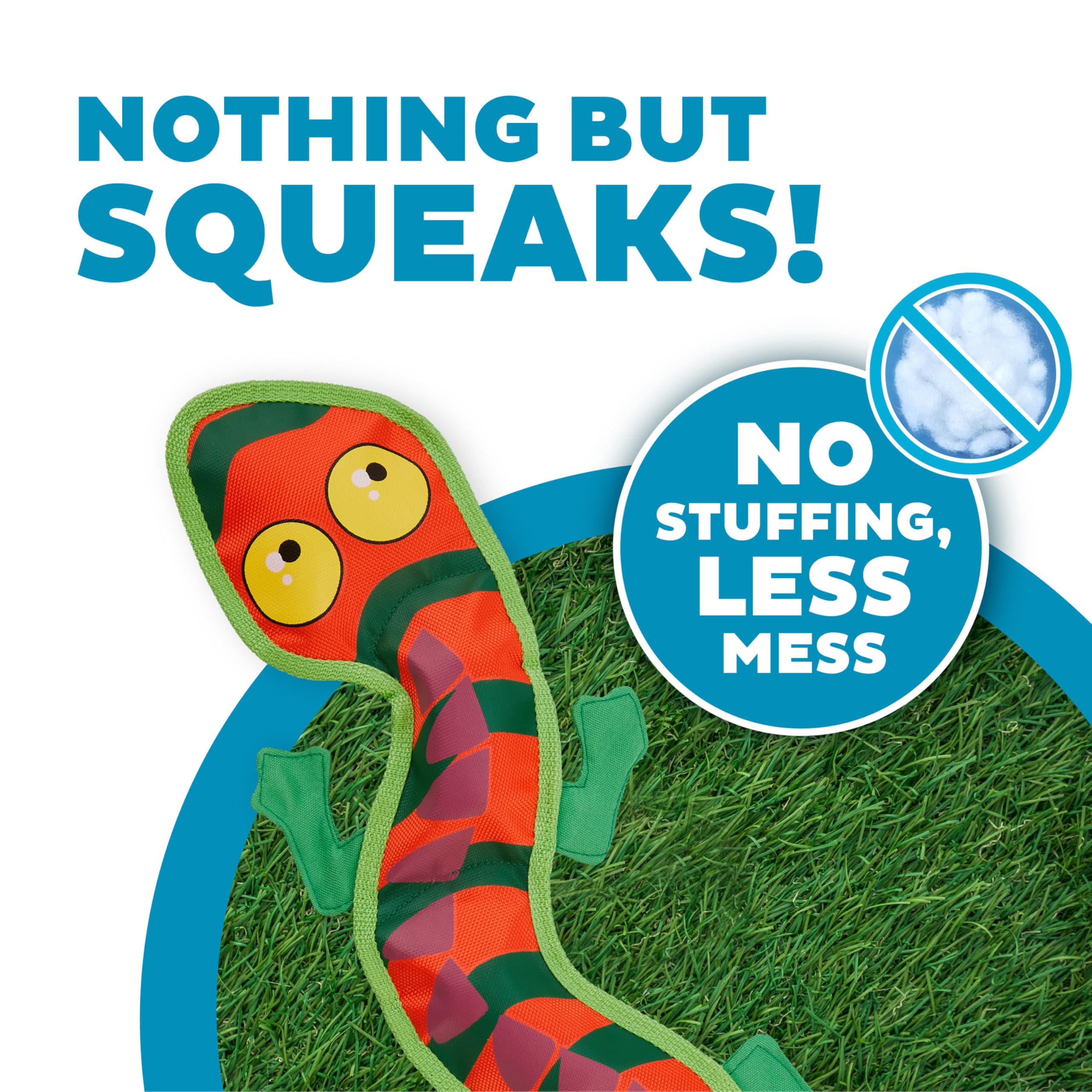 Outward Hound Fire Biterz Gecko jouet-interactif : parfait pour le fetch et l amusement actif.