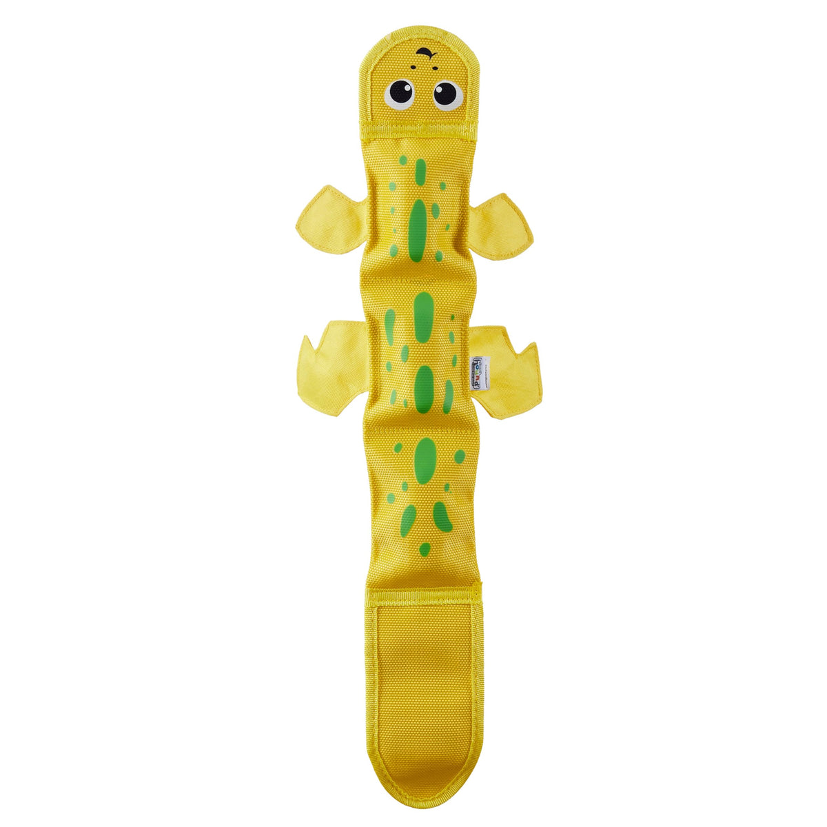 Outward Hound Fire Biterz Lézard Jaune, jouet interactif durable pour sessions de jeu
