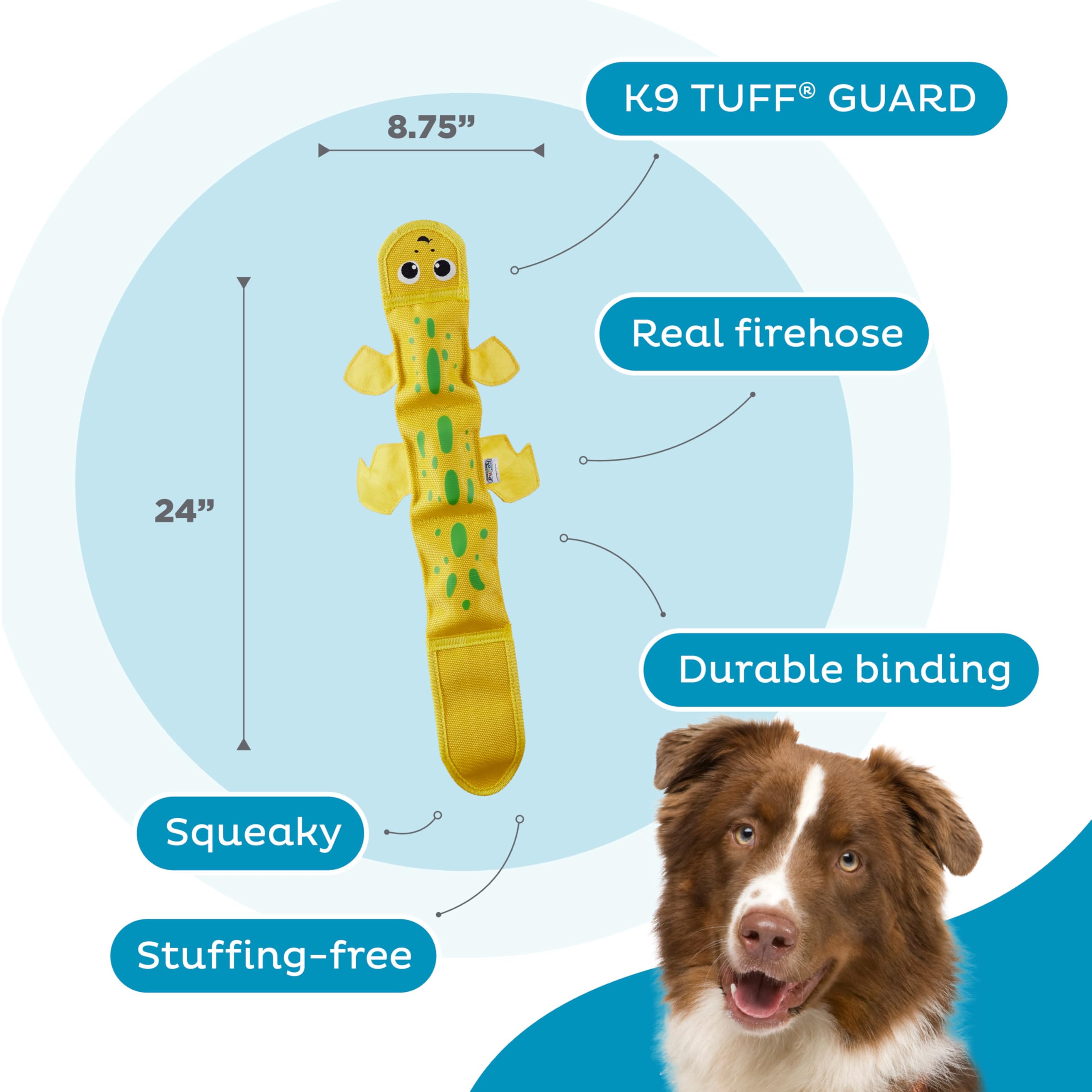 Outward Hound Fire Biterz avec sifflets, engagement prolongé pour votre chien