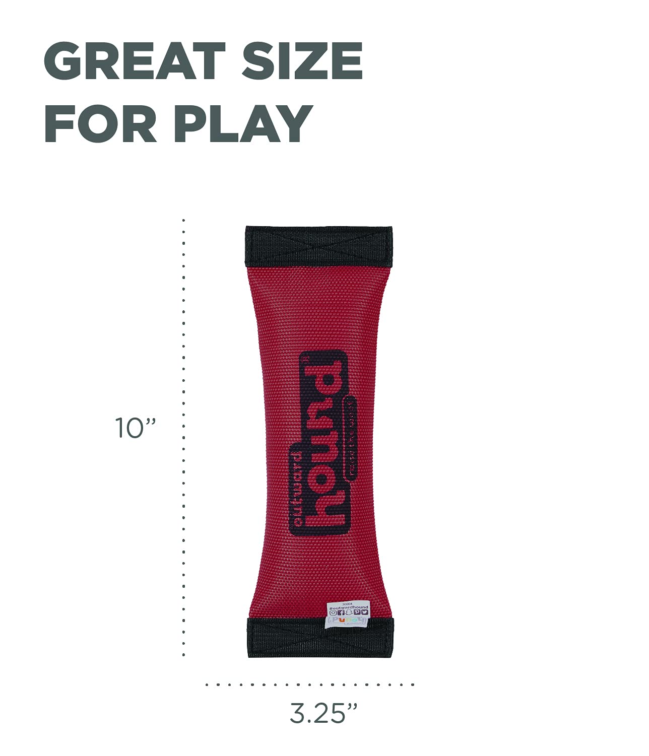 Outward Hound Firehose Fetch taille moyenne, adaptée aux chiens de moyenne à grande taille.