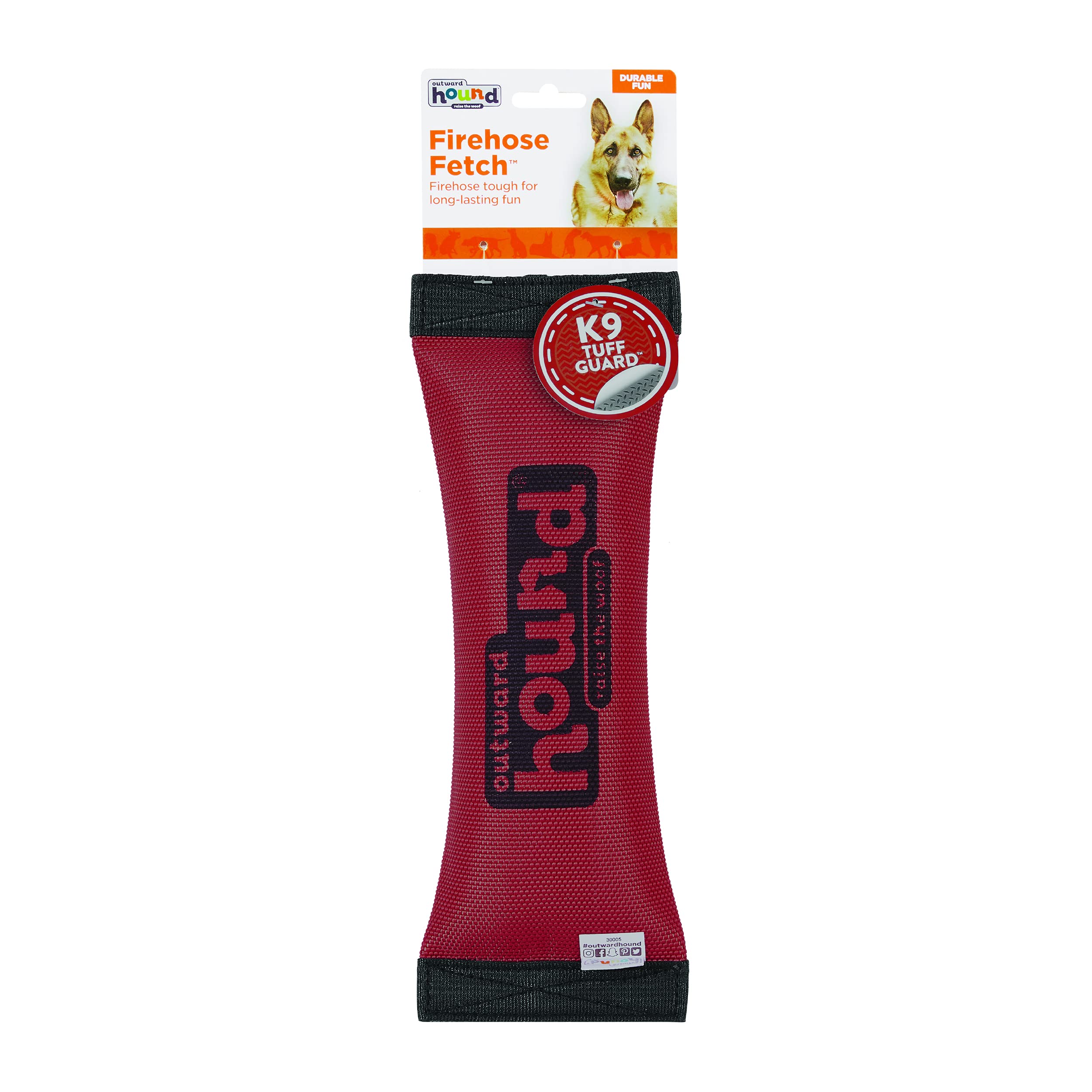 Outward Hound Firehose Fetch, supervision recommandée pour une utilisation sûre.