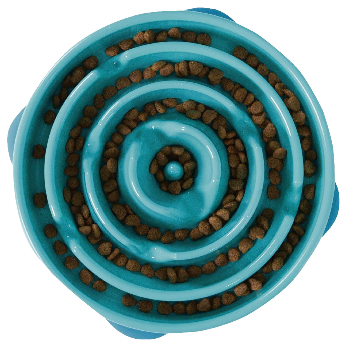 Outward Hound Fun Feeder Slo Bowl, motif 4-tasses, repas plus lent.