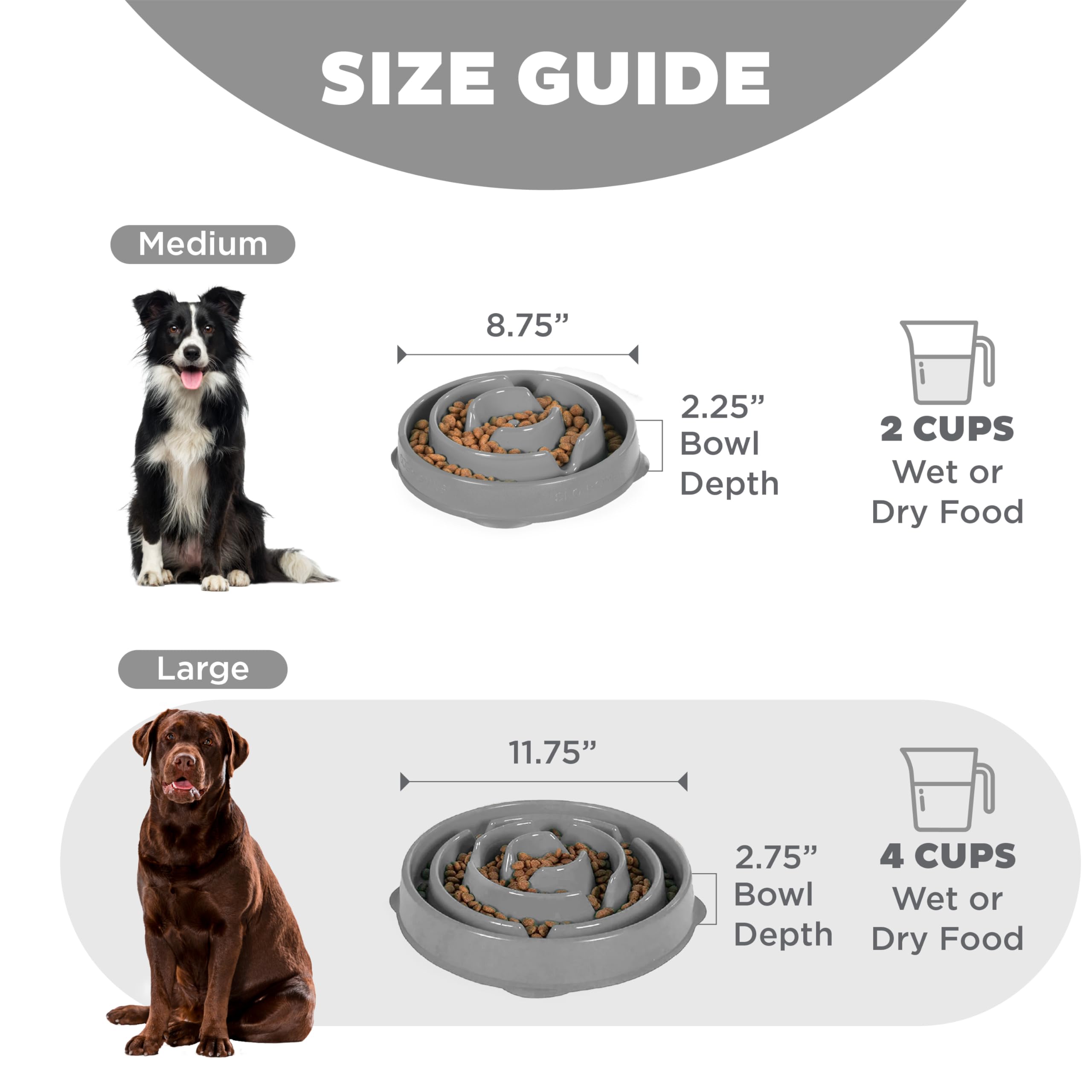 Outward Hound Slo Bowl sans BPA, PVC et phtalates.
