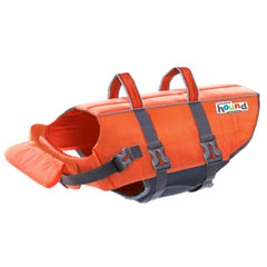 Granby Splash Orange d’Outward Hound en vue frontale, flottabilité maximale pour les chiens.