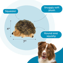 Détail poils doux d’Outward Hound Hedgehogz pour des câlins rassurants.