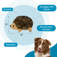 Outward Hound Hedgehogz peluche douce offrant réconfort et port agréable.