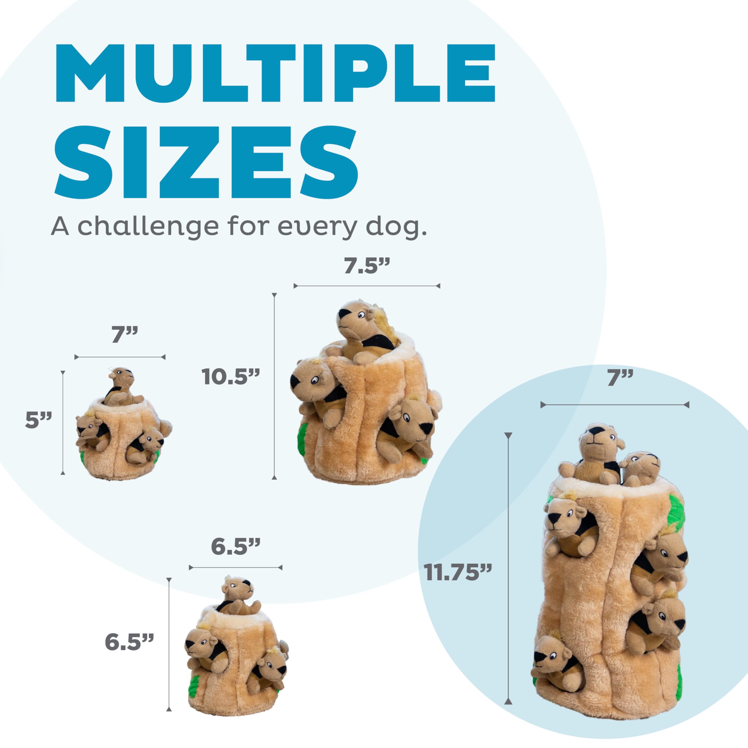 Outward Hound Hide-A-Squirrel, anti-ennui et stimulation intellectuelle pour chiens.