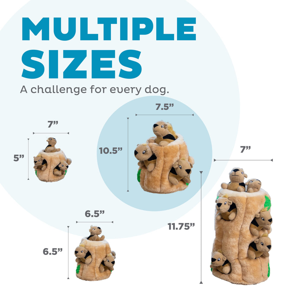 Outward Hound Hide-A-Squirrel version grand format pour chiens.