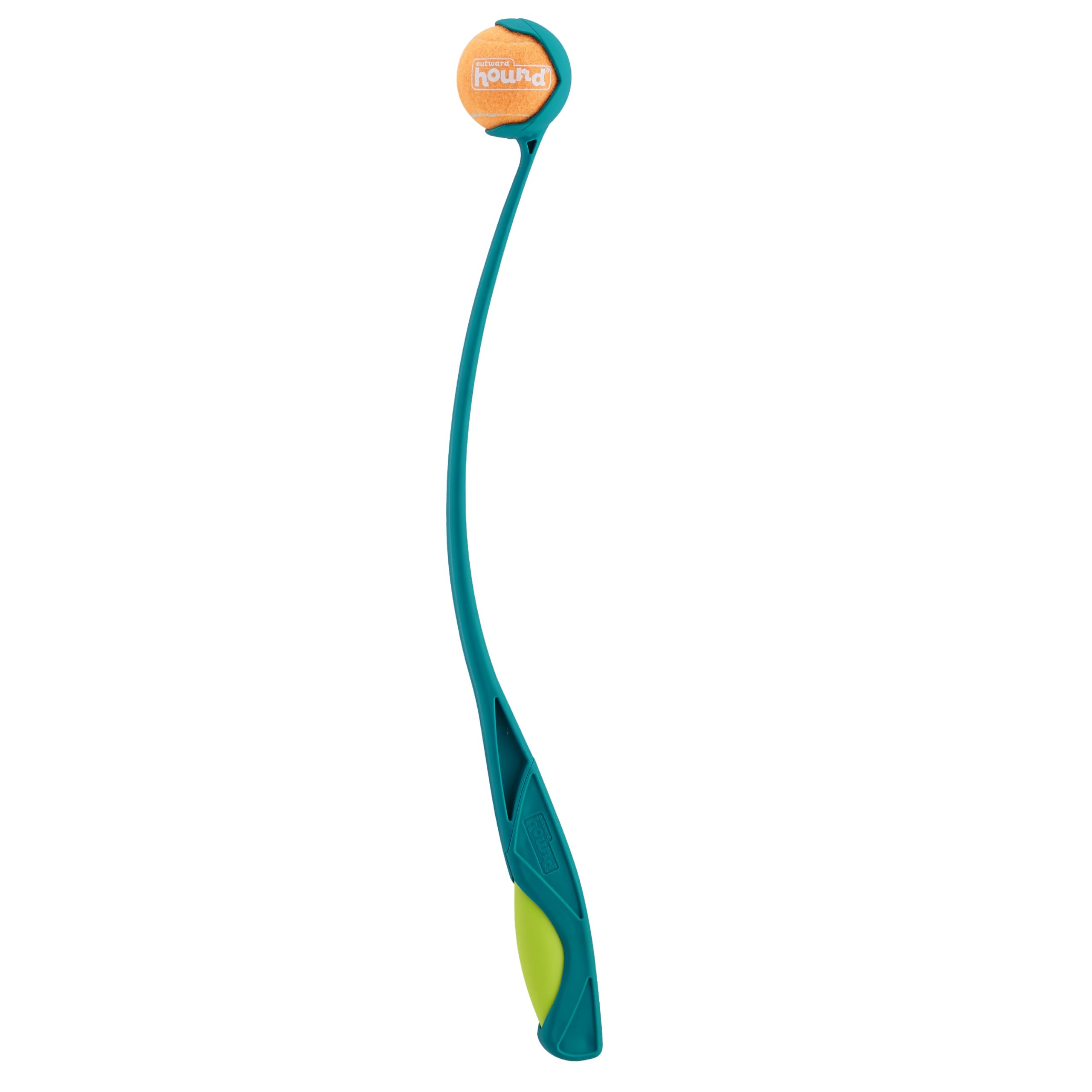 Outward Hound lanceur-balles-sifflet-poignee : jouet interactif pour chien avec stimulation auditive.