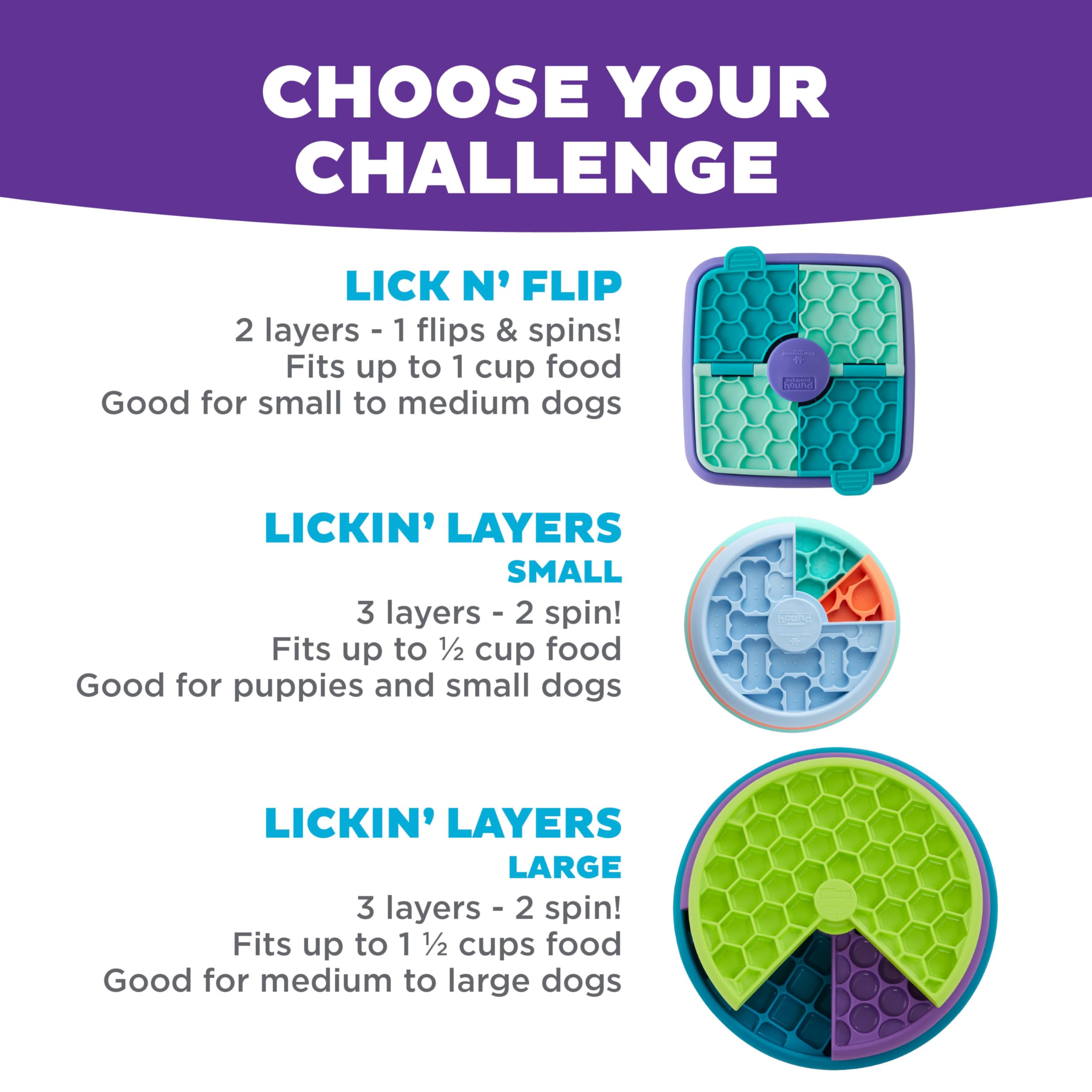 Outward Hound Lick N’ Flip usage quotidien calme et concentré