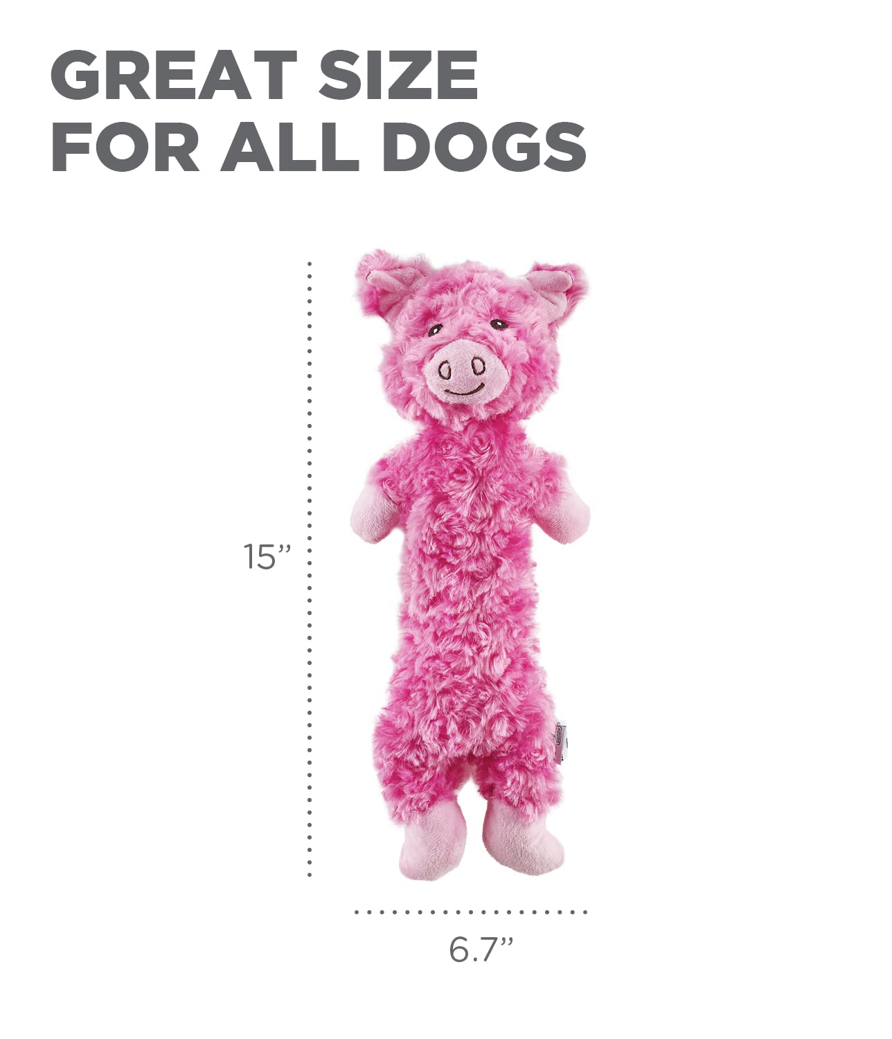 Outward Hound Lil' Dudes Cochon – design renforcé et durable