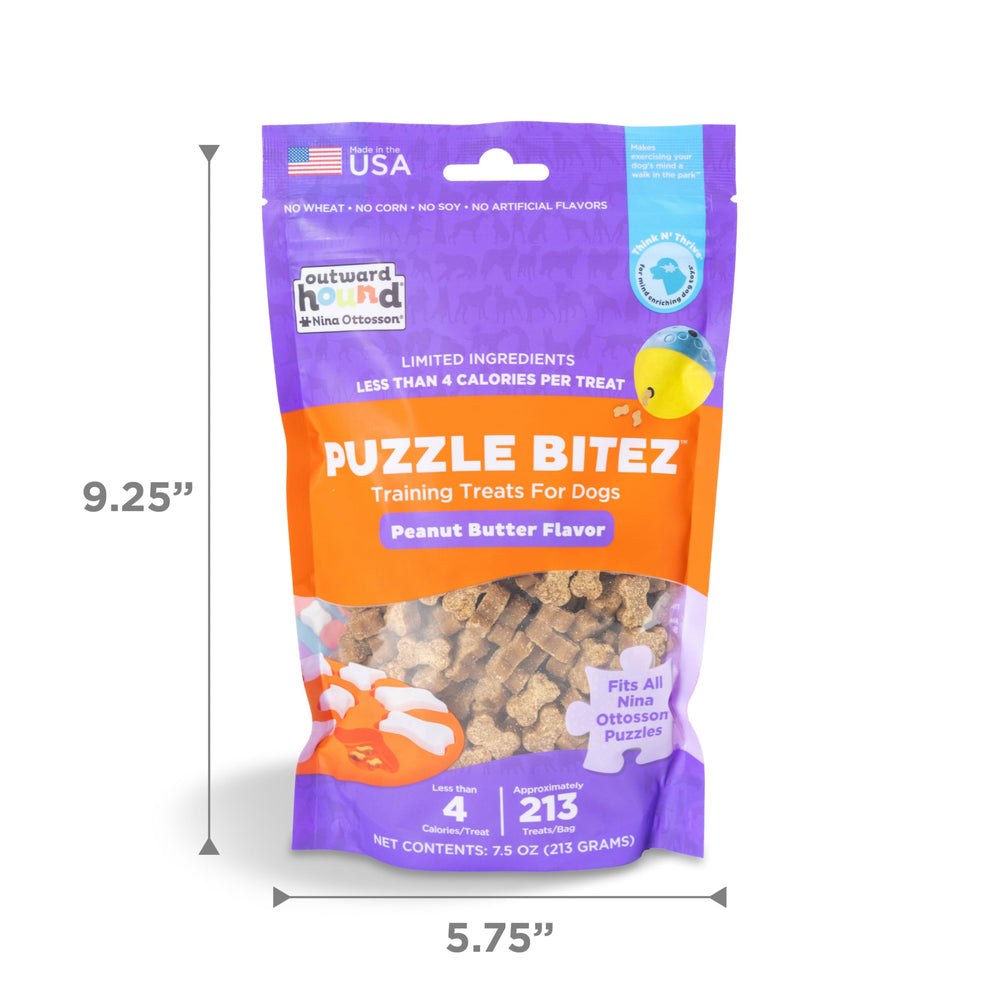 Outward Hound Puzzle Bitez: petit format pratique pour les récompenses rapides lors des jeux.