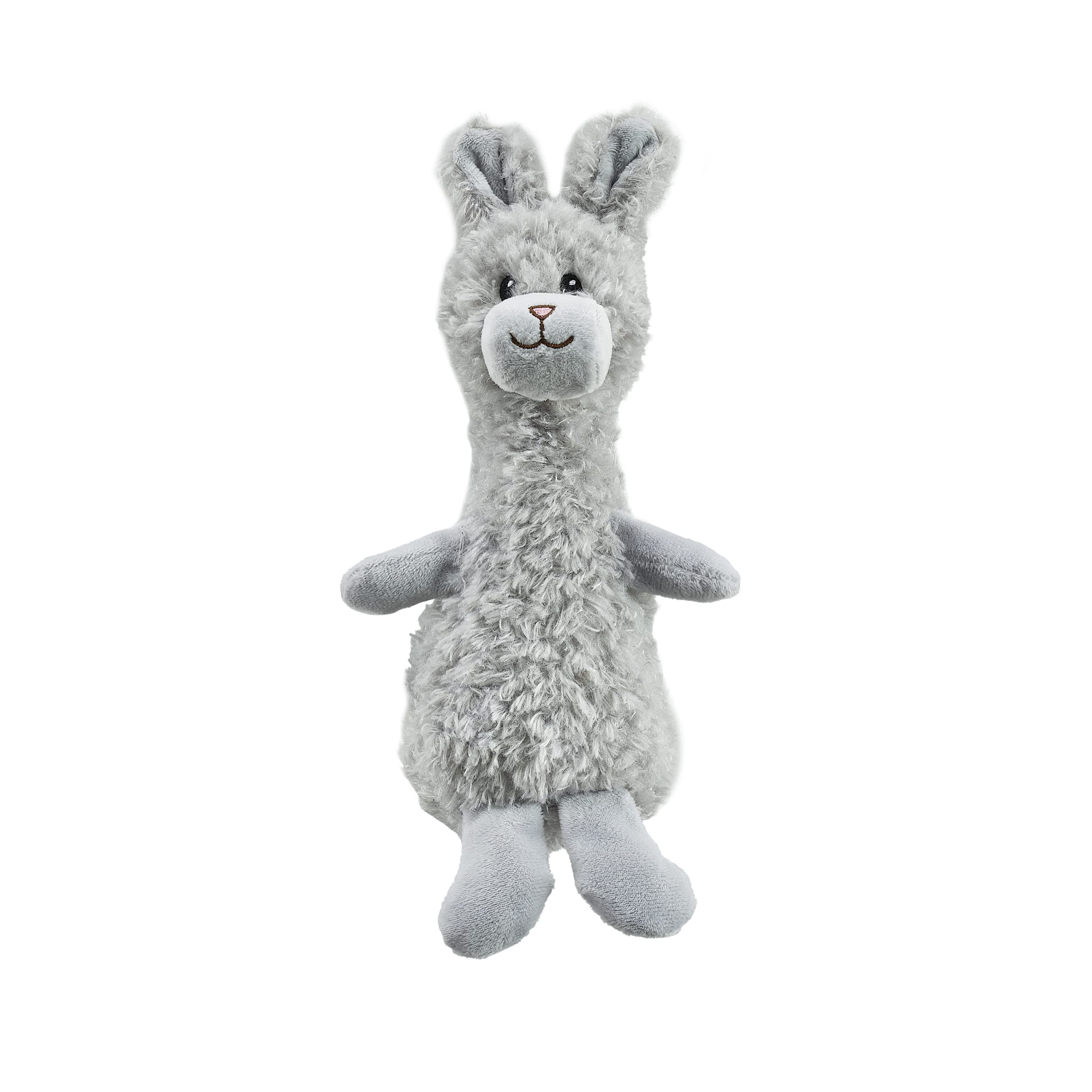 Jouet Scruffles lapin Outward Hound, peluche douce avec sifflement pour le jeu.