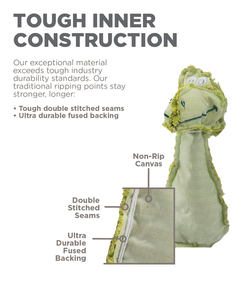 Outward Hound Scruffles Orignal couture double pour robustesse accrue.