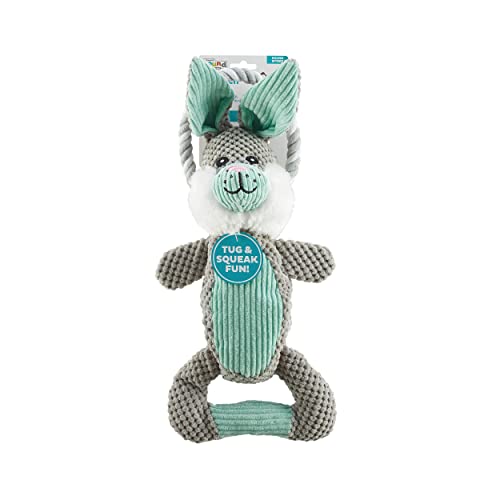 Outward Hound Scrunch Bunch Bunny poignée-tirage pour jeu en duo.