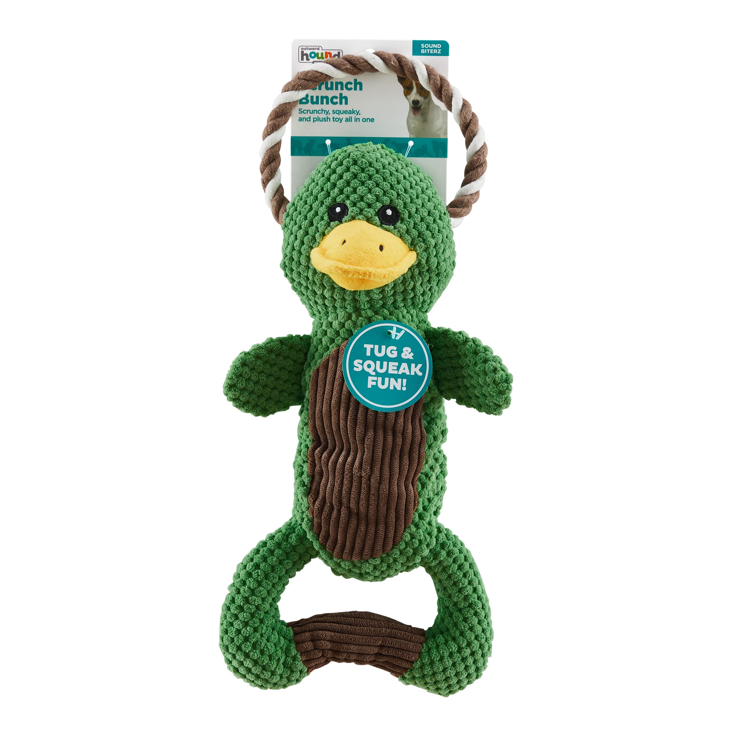 Outward Hound Scrunch Bunch avec garde K9 Tuff pour une durabilité accrue.