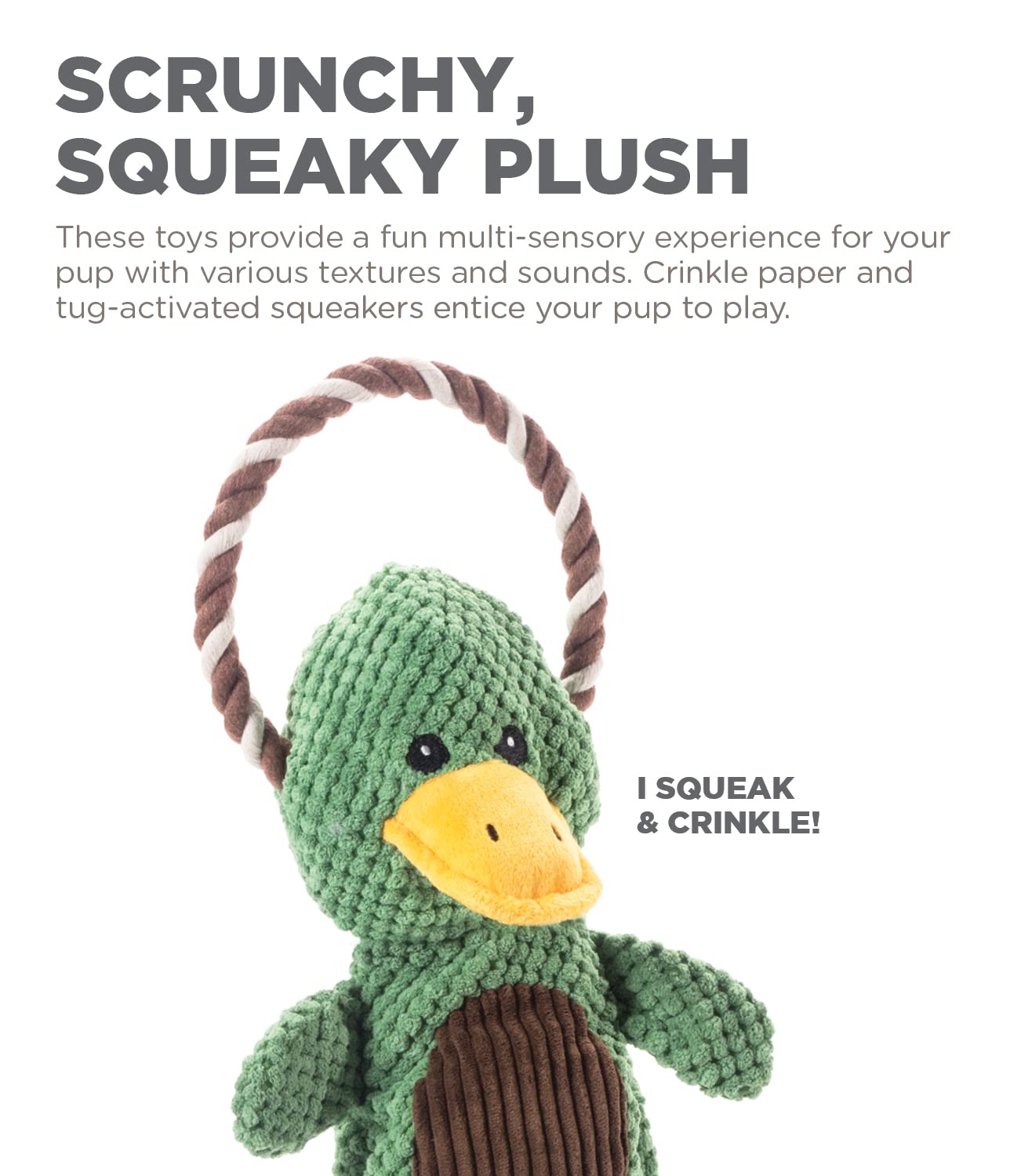 Outward Hound Scrunch Bunch, variantes de personnages pour varier les sessions.